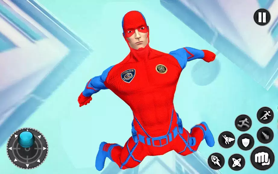 Captain Super Hero Man Game 3D ဖန်သားပြင်ဓာတ်ပုံ 1