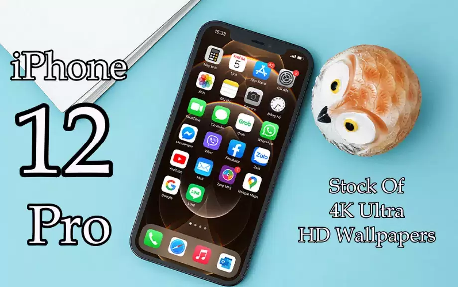 iPhone 12 Pro Launcher Themes Ảnh chụp màn hình 1