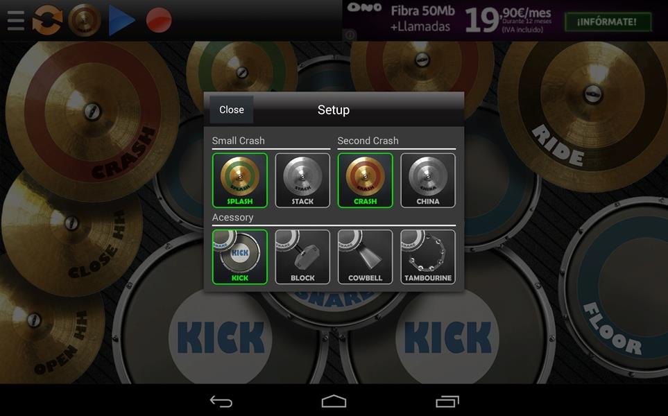 Real Drum: electronic drums Screenshot 1