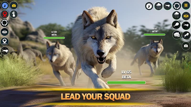 Wolf Simulator: Wild Wolf Game ဖန်သားပြင်ဓာတ်ပုံ 1