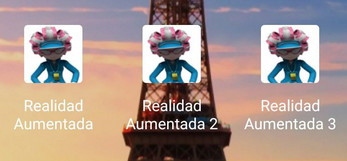 Realidad Aumentada App Android Ekran Görüntüsü 3