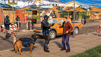 Border Patrol Police Game 2023 ภาพหน้าจอ 1