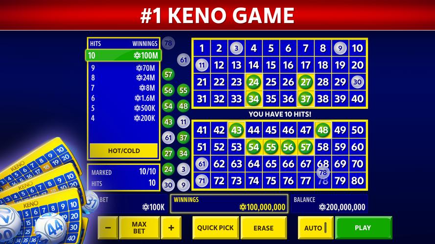 Vegas Keno by Pokerist Screenshot 1