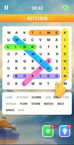 Word search - Word games ภาพหน้าจอ 4