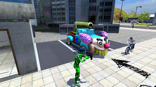 Rope Frog Ninja Hero Car Vegas ภาพหน้าจอ 4