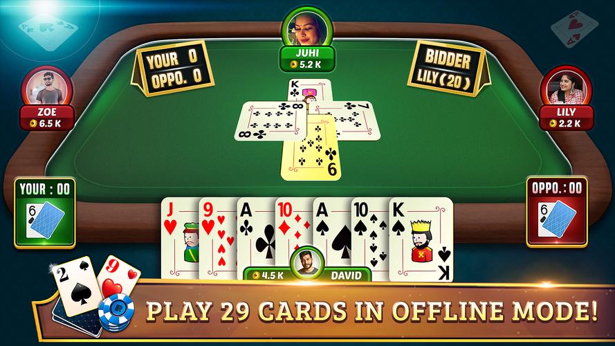 29 Card Game Plus ภาพหน้าจอ 1