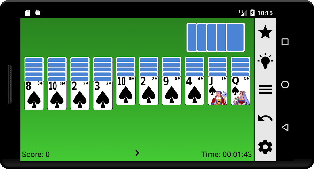 Spider card game 2019 Ảnh chụp màn hình 1