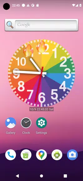 Rainbow Clock スクリーンショット 2