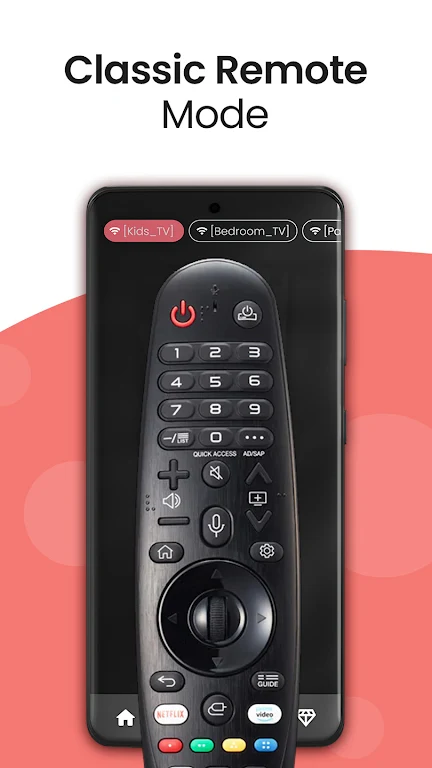 Remote Control for LG Smart TV Schermafbeelding 1