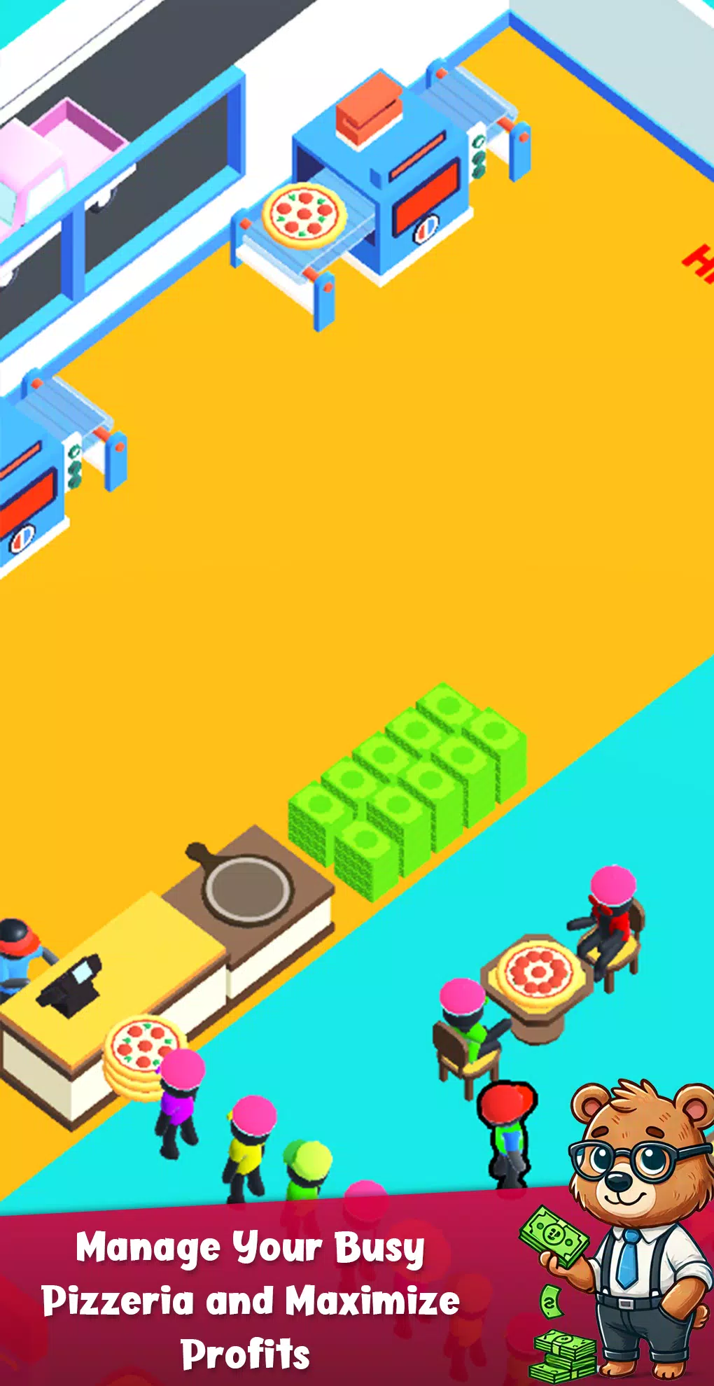 Bear Pizza Maker:Cooking Games スクリーンショット 3