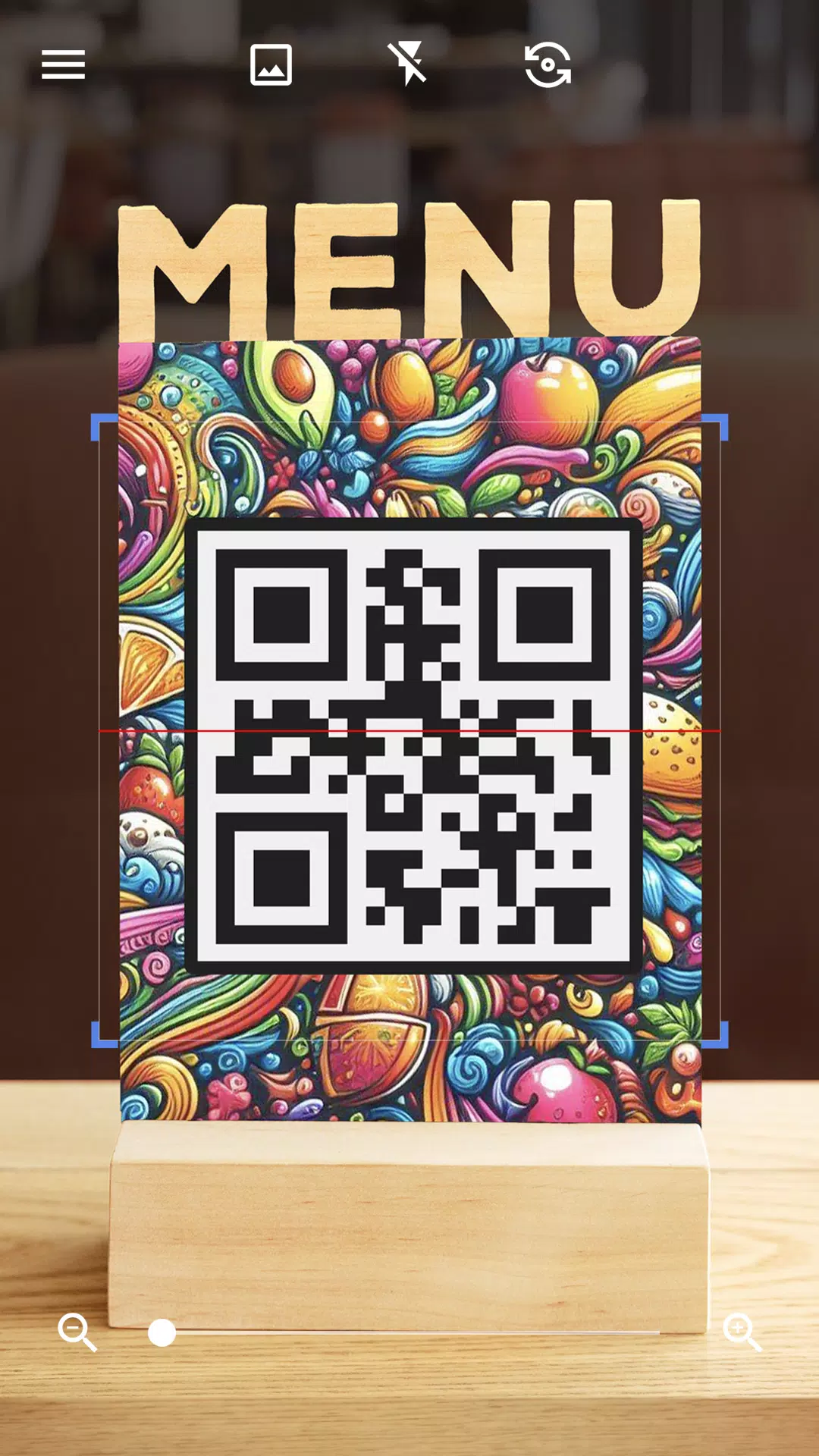 QR & Barcode Scanner ဖန်သားပြင်ဓာတ်ပုံ 1