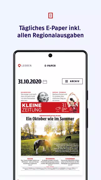 Kleine Zeitung Captura de pantalla 3