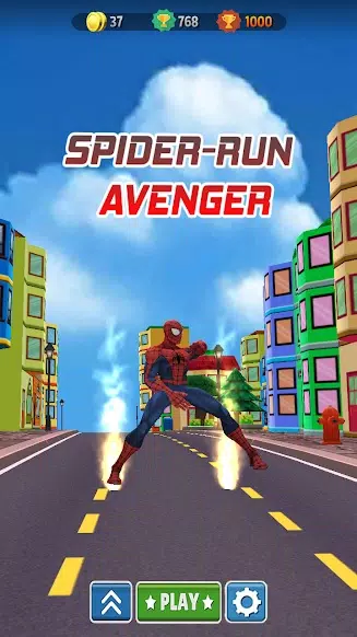 Spider Run Avenger Ekran Görüntüsü 1