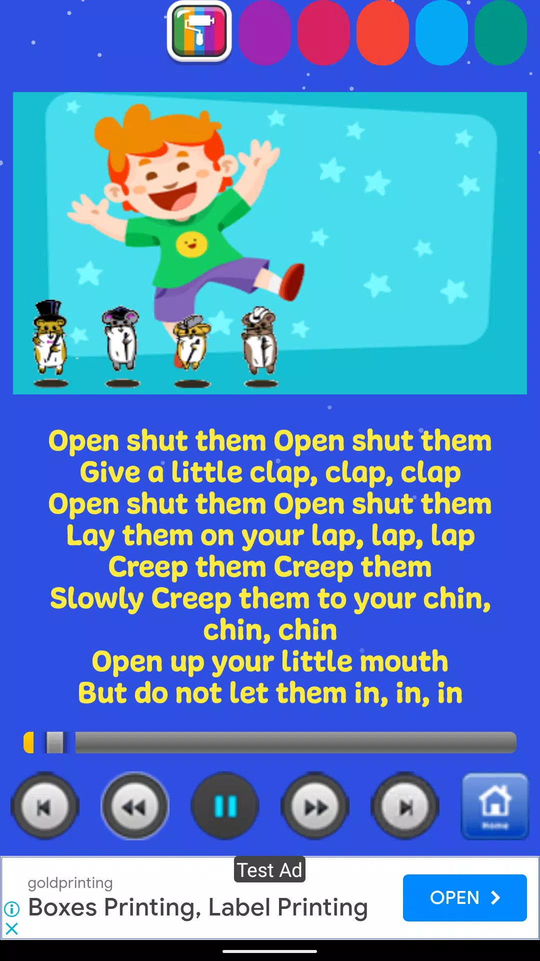 Kids Songs Offline App Screenshot 4