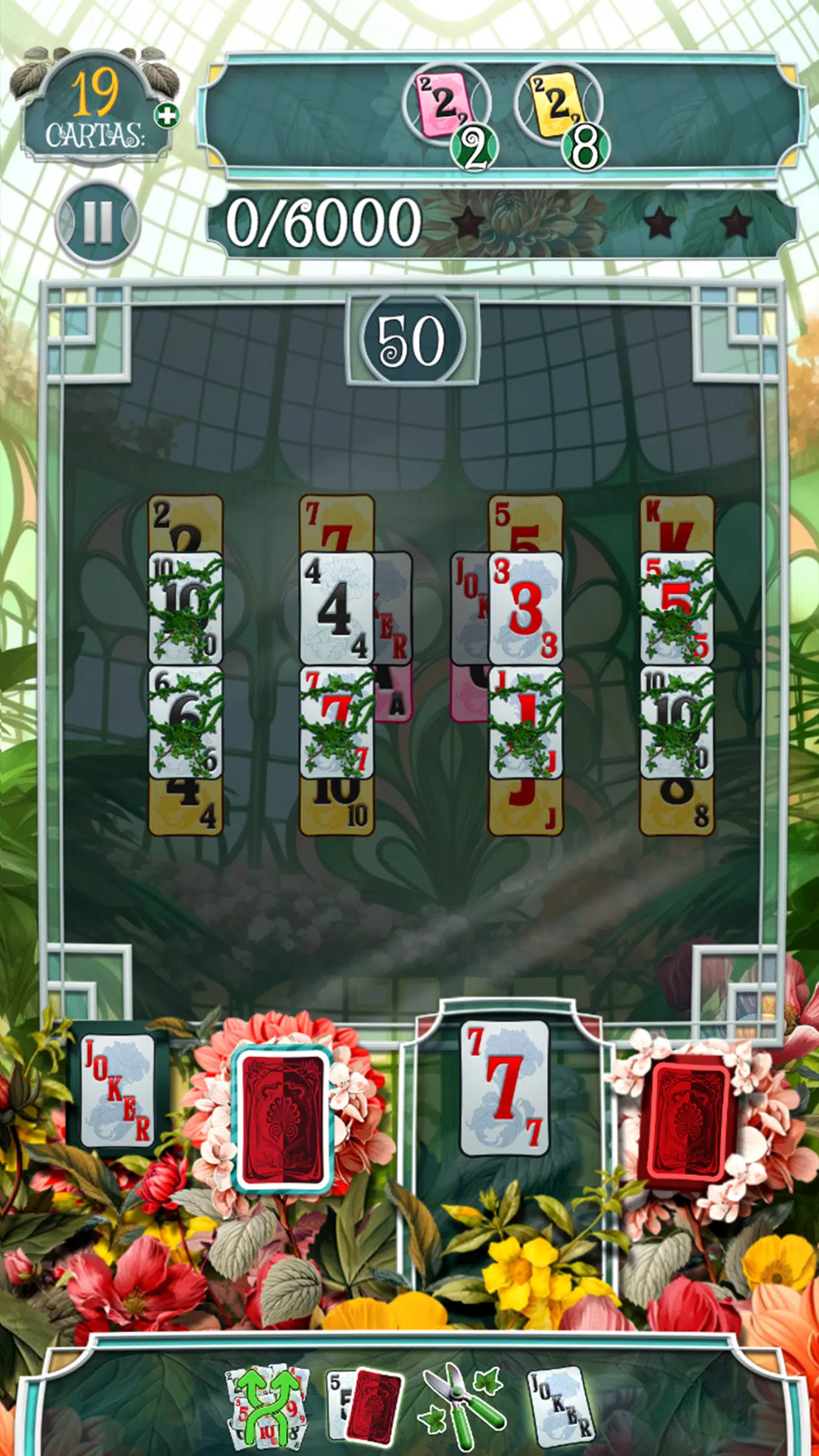 Greenhouse Solitaire TriPeaks স্ক্রিনশট 1