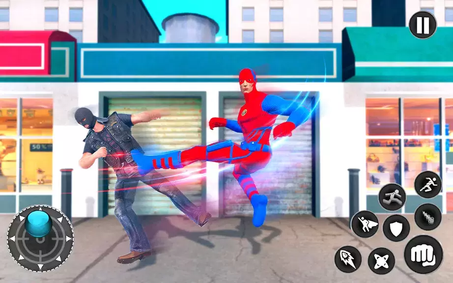 Captain Super Hero Man Game 3D Zrzut ekranu 4