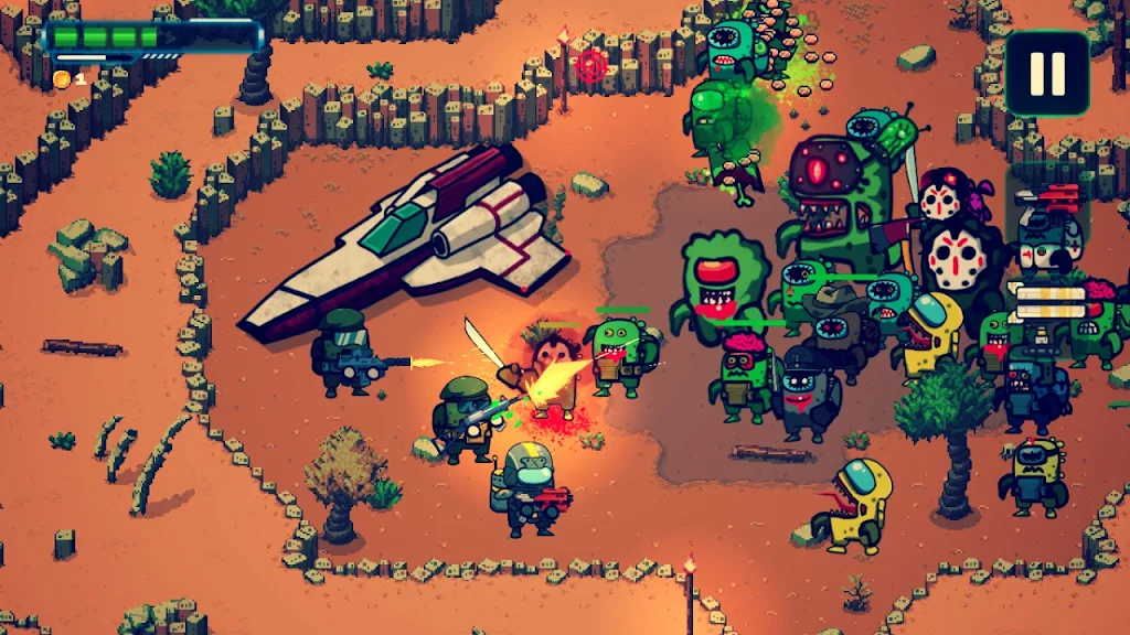 Zombie Space Shooter II Ekran Görüntüsü 3