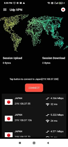 Udp VPN Capture d'écran 2