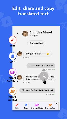 One Tap Translator On Screen ဖန်သားပြင်ဓာတ်ပုံ 2