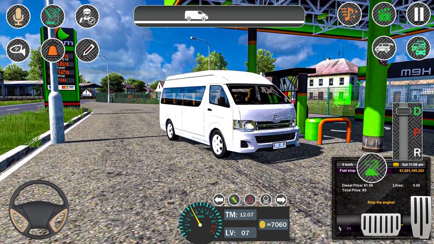 Dubai Van Simulator Car Games Скриншот 4