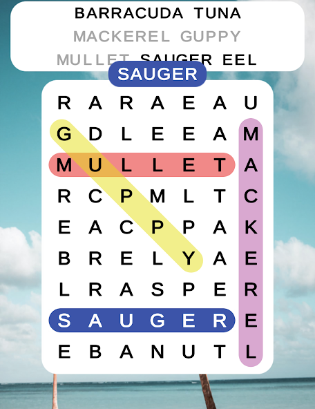 Word Search - Puzzle Game Mod Captura de pantalla 3