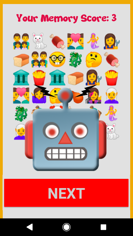 Emoji Memory Match Game Captura de pantalla 3