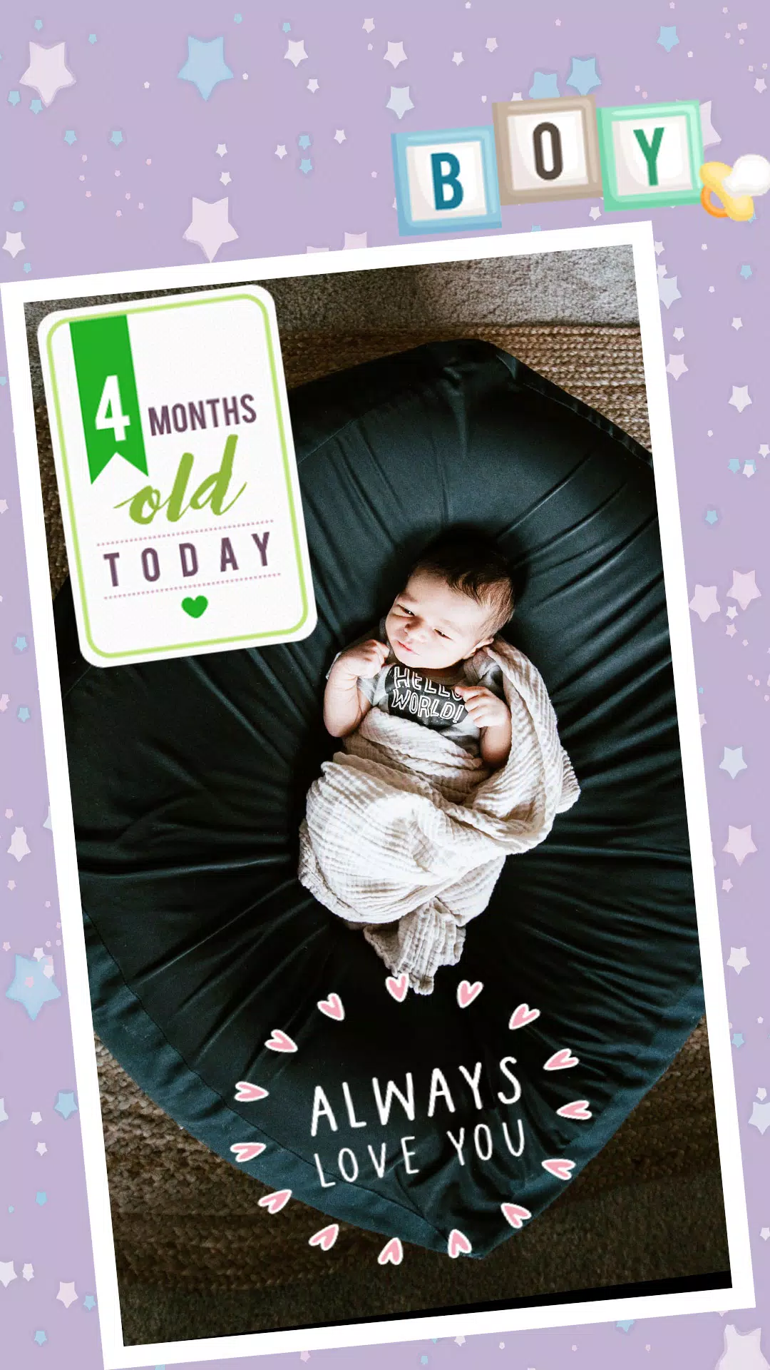 Baby Photo Editor App 스크린샷 1