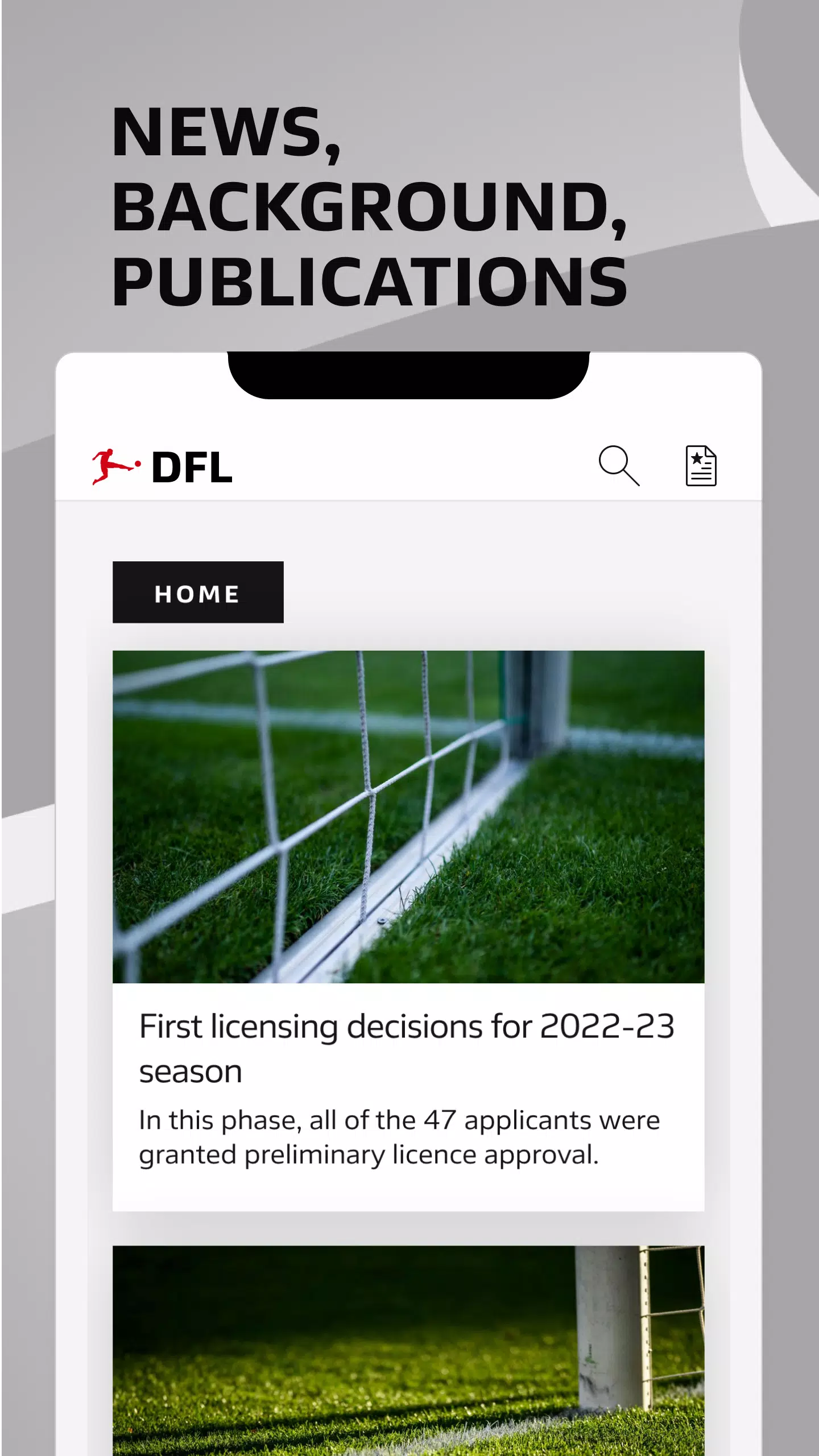 DFL App Screenshot 1