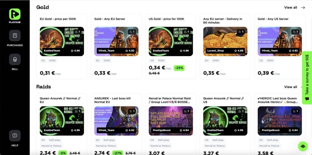 Cara Memesan Perkhidmatan Dari Pemain Lain Melalui PlayHub