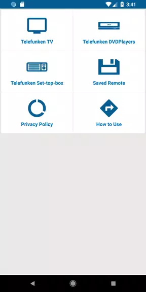 Telefunken TV Remote Tangkapan skrin 1