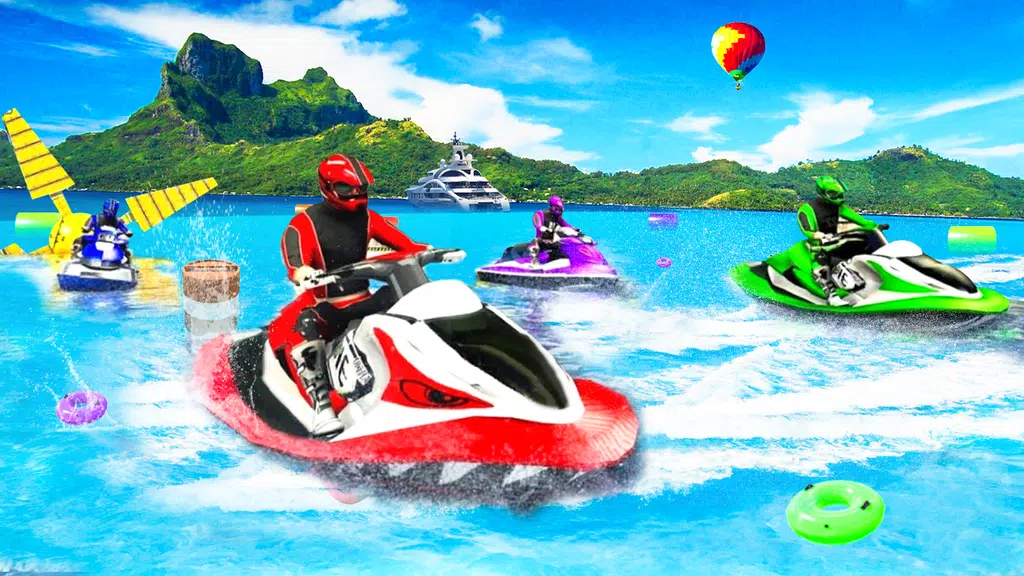 Jet Ski Racing Simulator Games Captura de pantalla 3