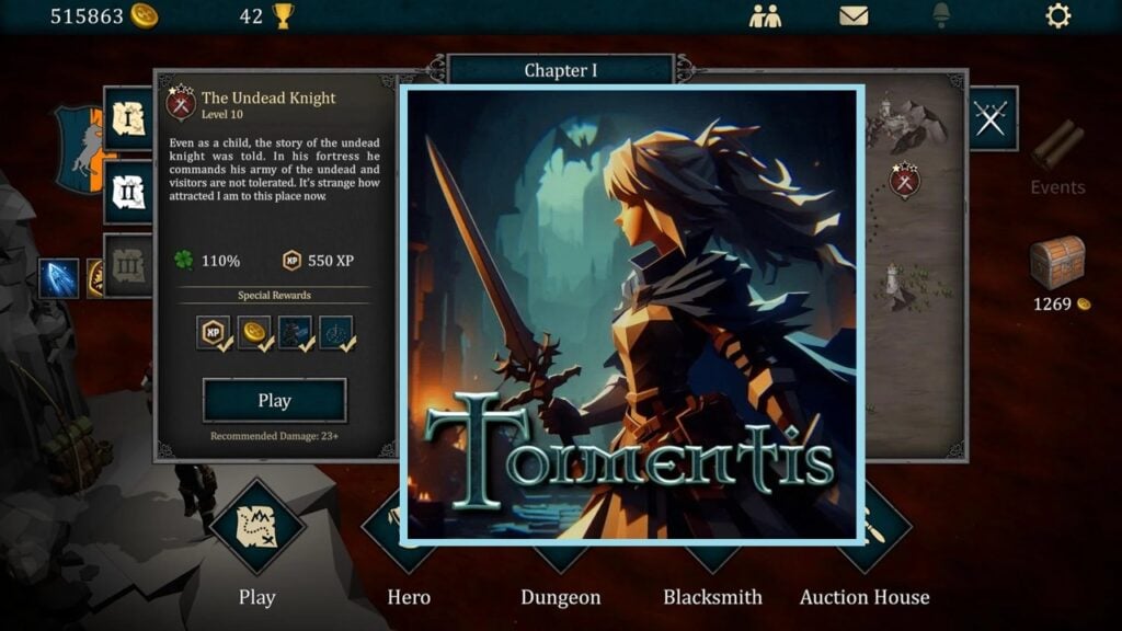 Tormentis RPG Dilancarkan: Dungeons Craft On Android
