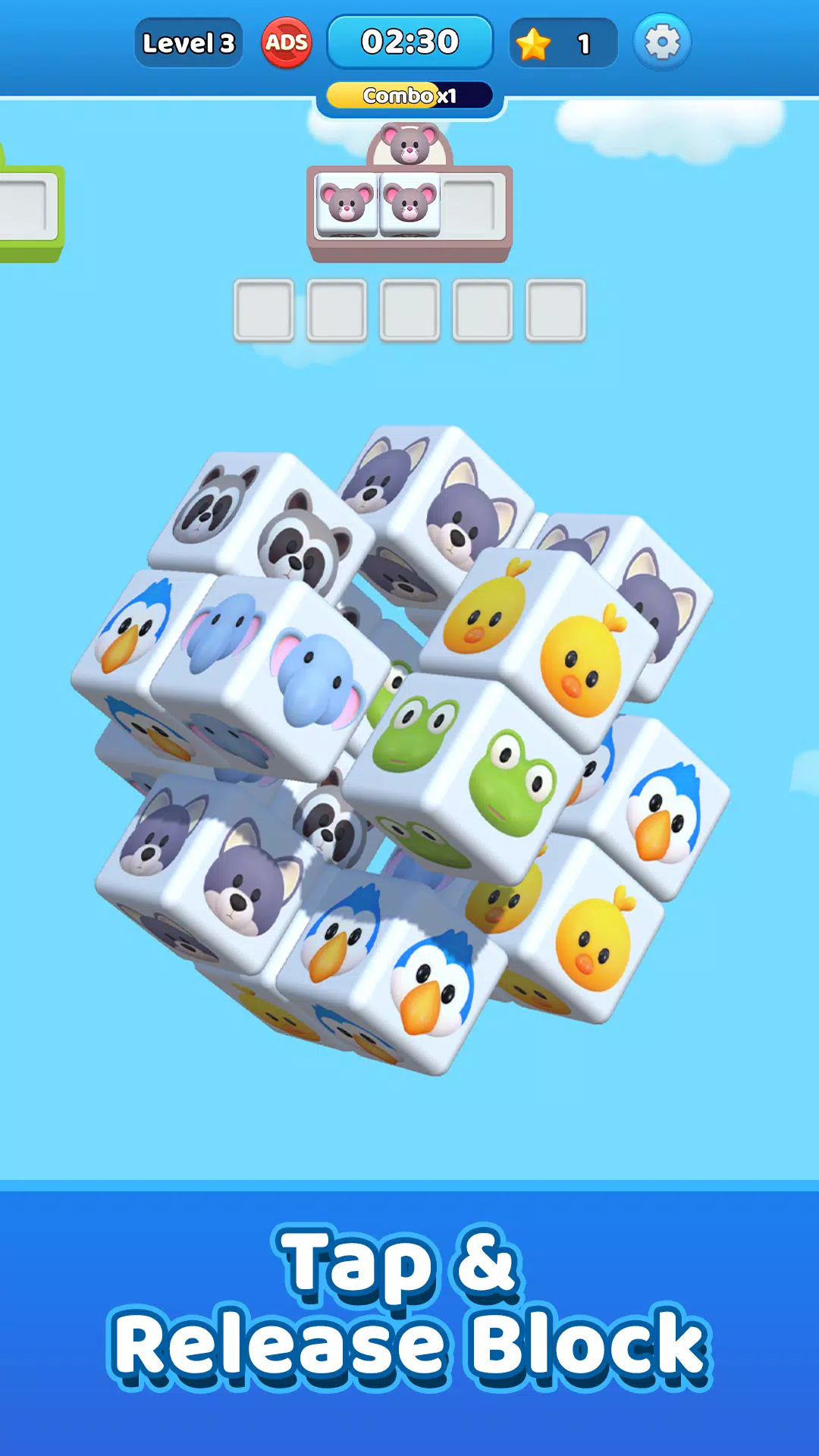 Tap Jam Master: Cube Sort 3D ภาพหน้าจอ 2