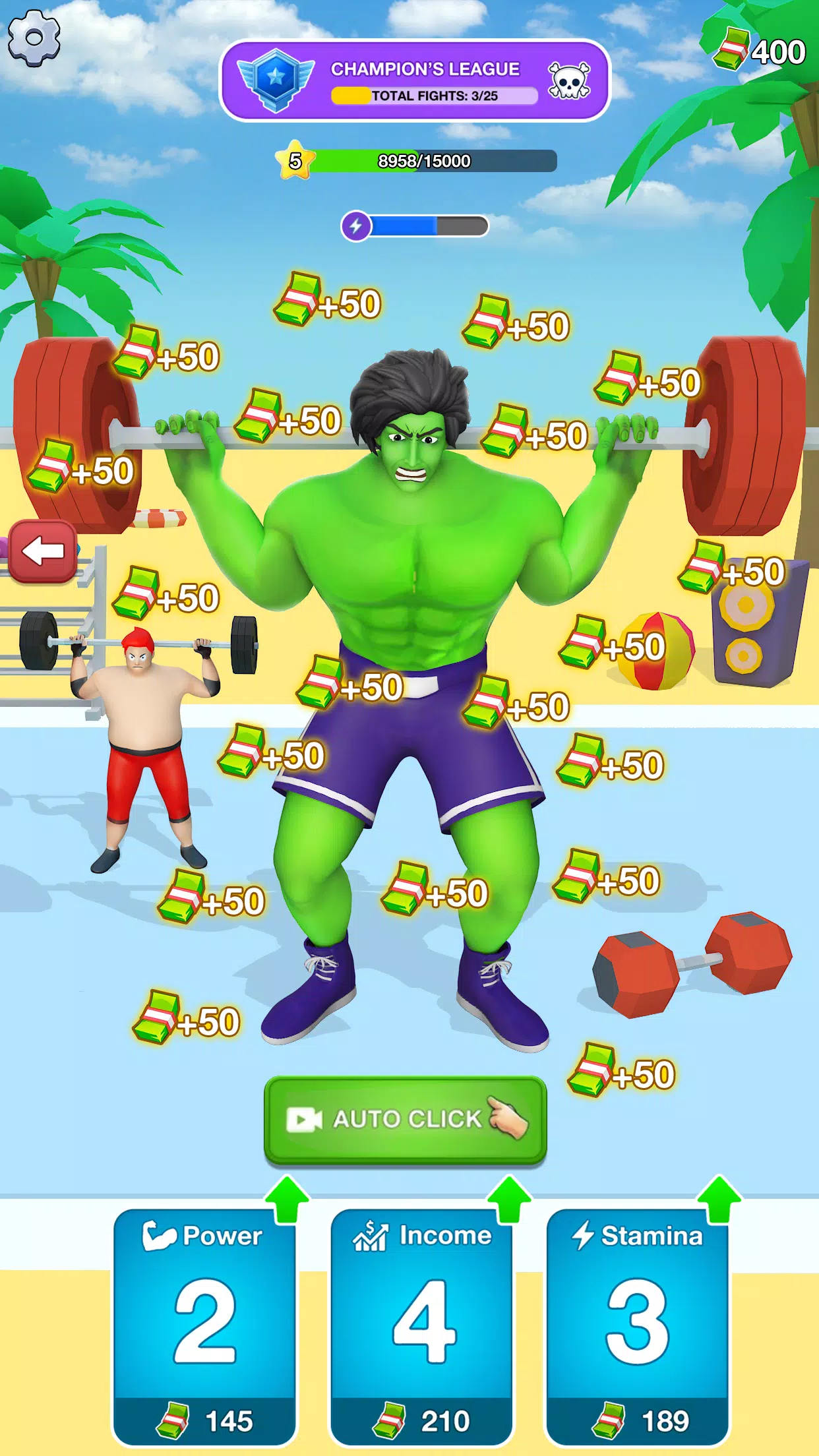 Gym Clicker Hero: Idle Muscles Tangkapan skrin 3