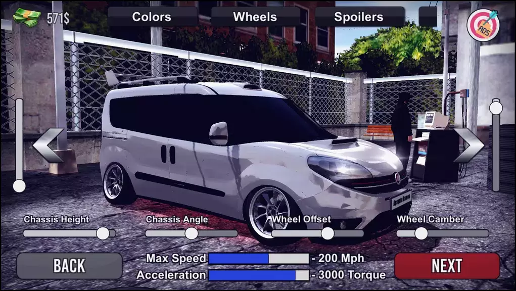 Doblo Drift Simulator Capture d'écran 2