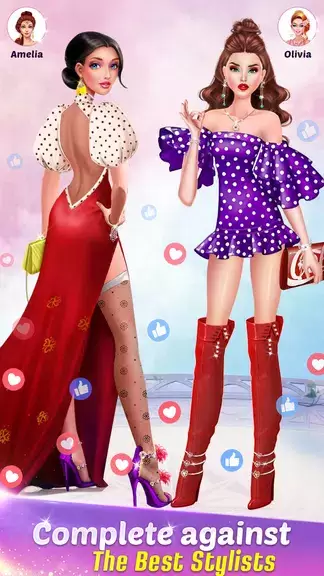 Fashion Game: Makeup, Dress Up Captura de pantalla 2