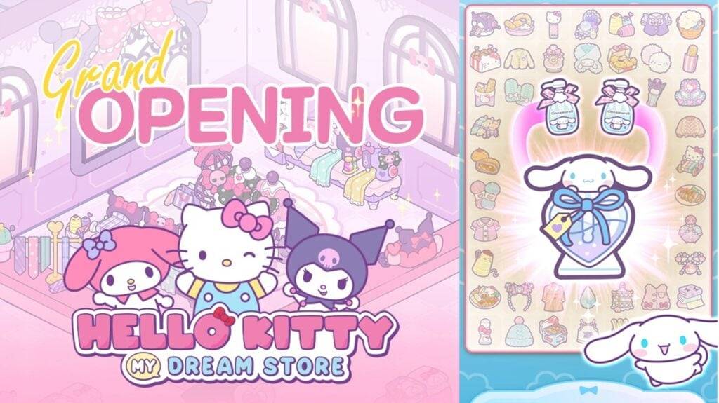 Trò chơi mới Cảnh báo: Hợp nhất với các nhân vật Sanrio trong Hello Kitty My Dream Store