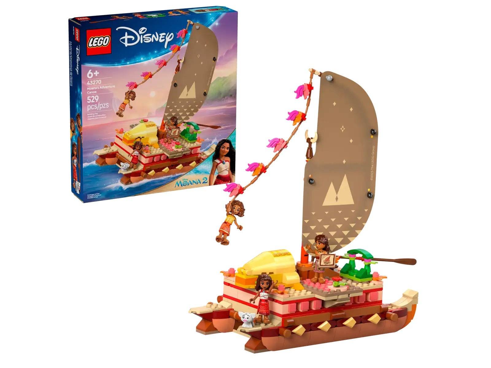 เรือแคนูผจญภัยของ Lego Moana