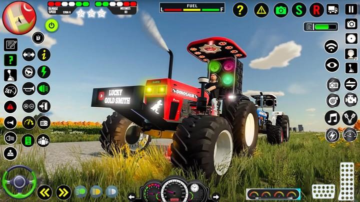 Real Farm Indian Tractor Game Screenshot 1