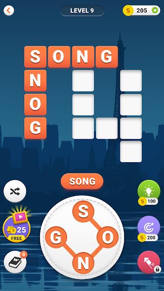 Word Search: Crossword puzzle Mod ภาพหน้าจอ 2