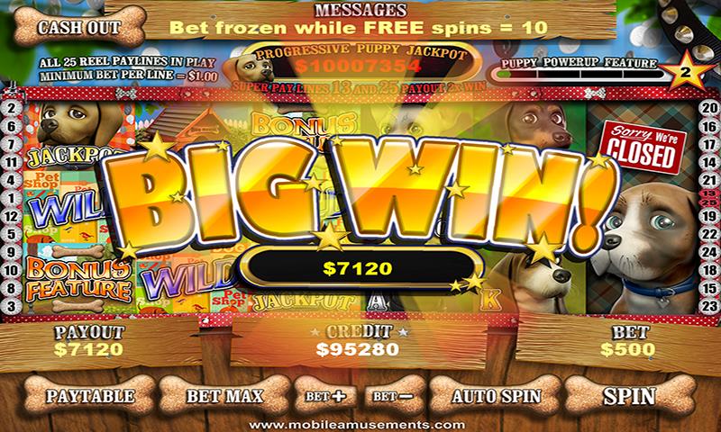 Pet Store Puppies Slots Capture d'écran 4