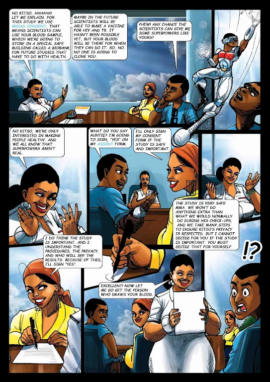 Botswana Baylor Comic Book Setswana Zrzut ekranu 2