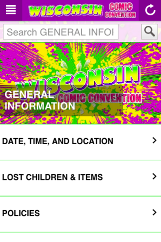 Wisconsin Comic Convention Zrzut ekranu 2