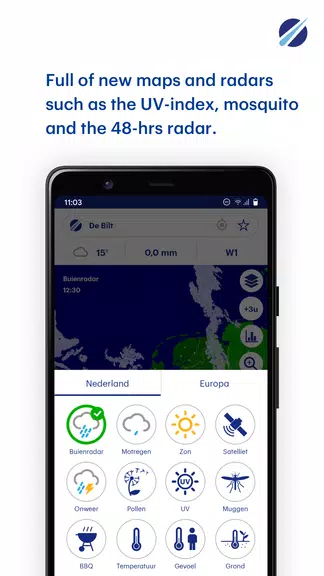 Buienradar - weer Ekran Görüntüsü 3