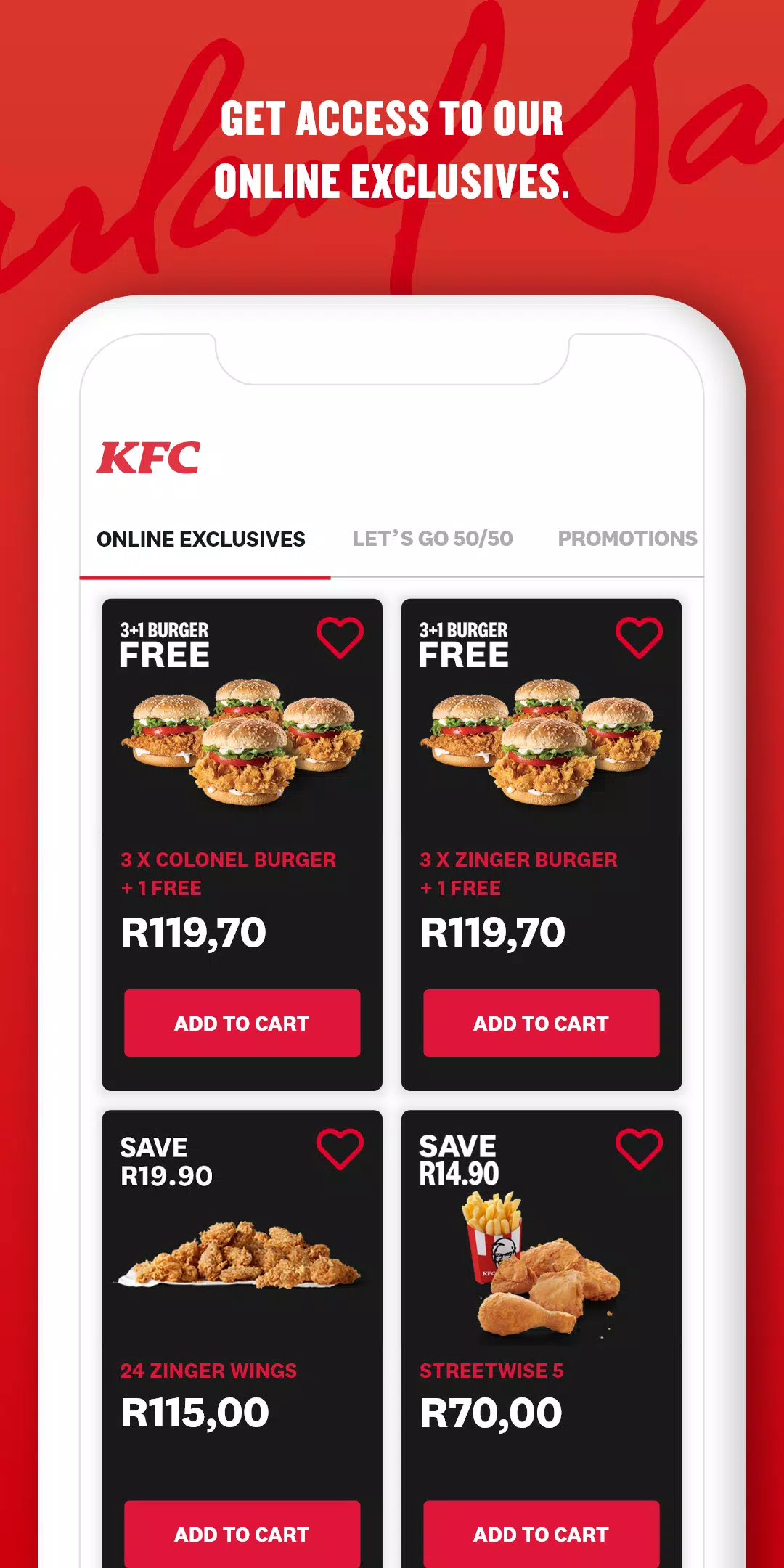 KFC South Africa Captura de pantalla 2