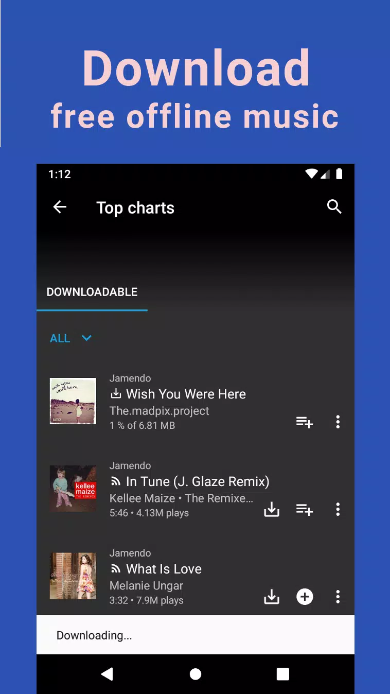 Unlimited MP3 Music Downloader Tangkapan skrin 2