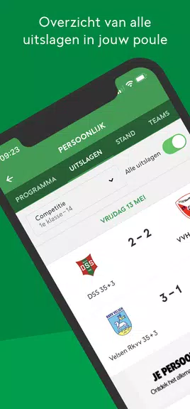 Schermata Voetbal.nl - De officiële app 3