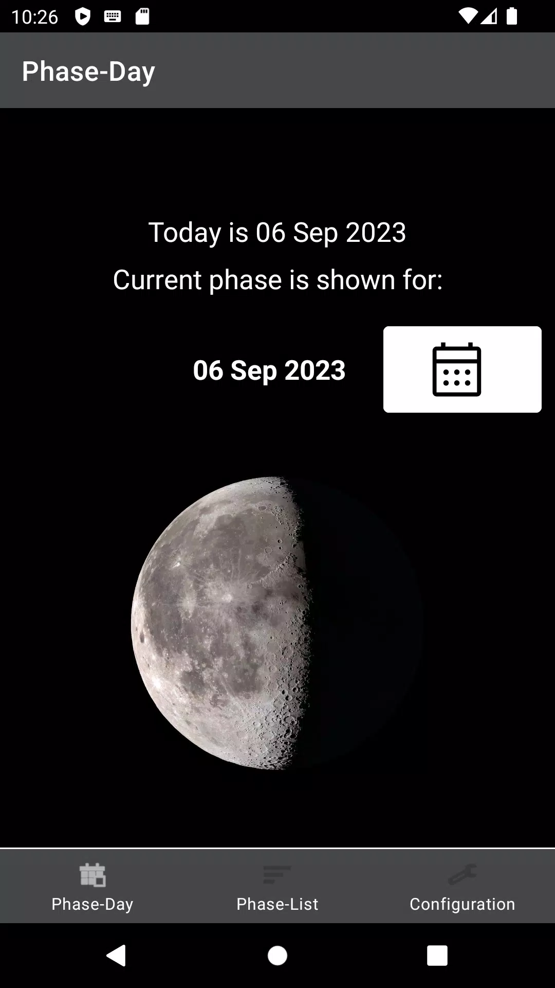 Moon Phases Widget Screenshot 1