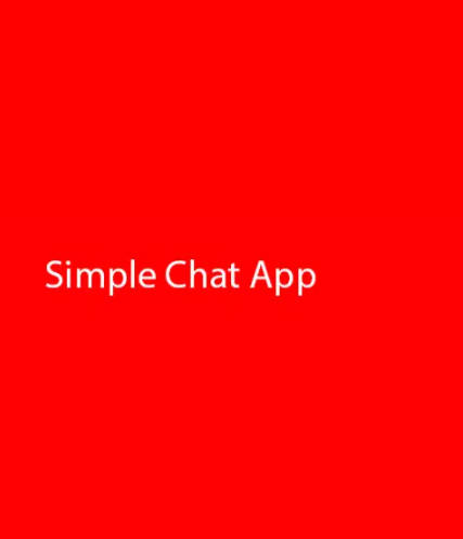 Schermata Simple Chat App 3