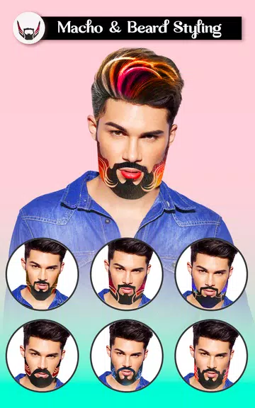 Macho - Man makeover app & Pho Zrzut ekranu 3